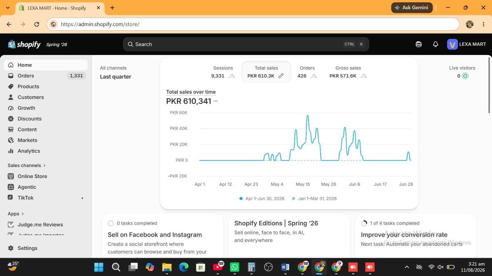 E-commerce project screenshot 3